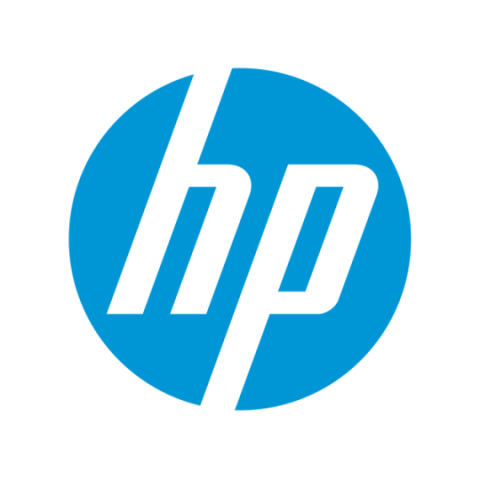 Die Abbildung zeigt das Logo der Firma HP