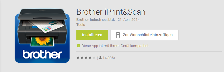 Brother iPrint App