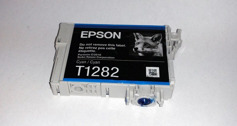 Frontansicht einer Epson Druckerpatrone