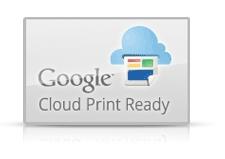 Die Abbildung zeigt das Google Cloud Print ready Logo